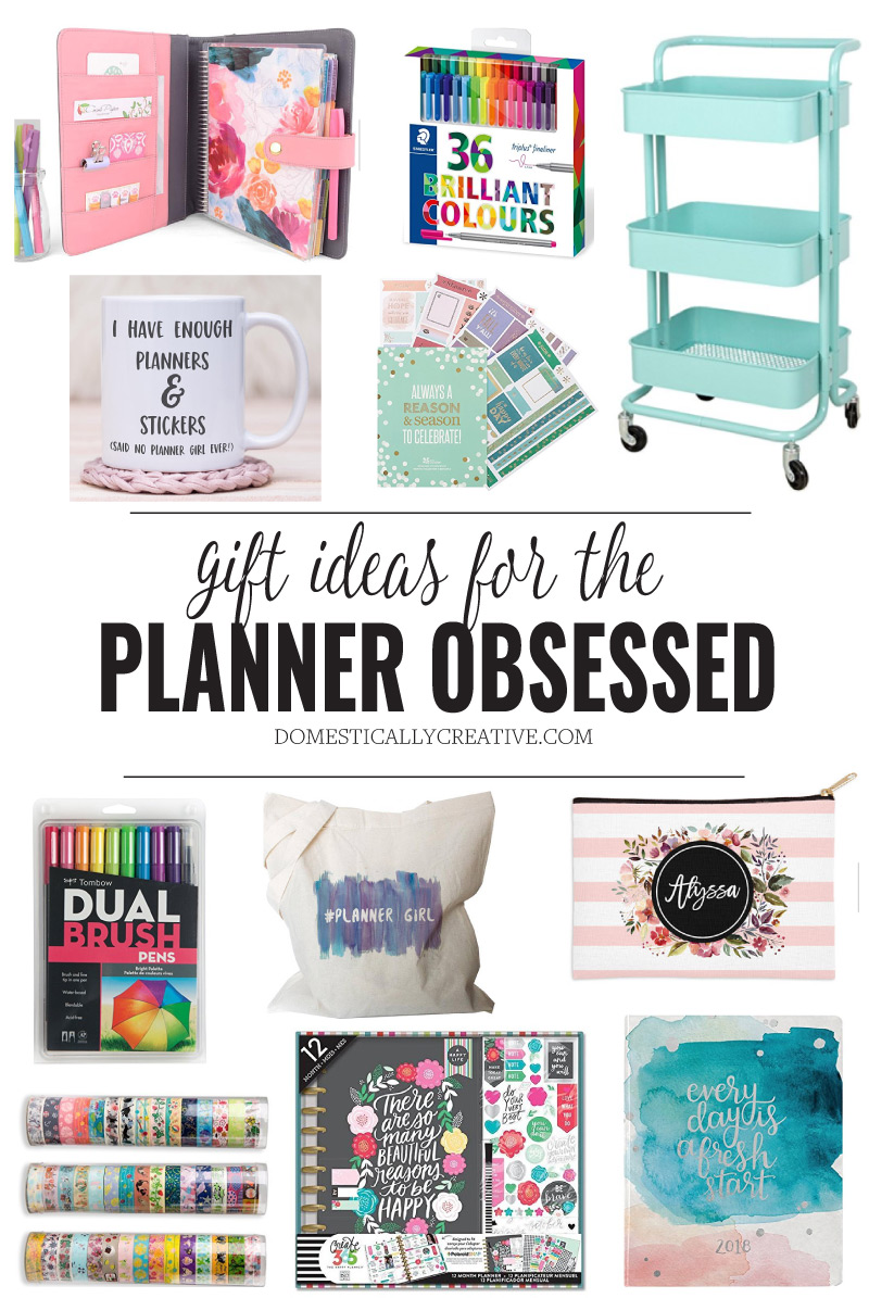 Gift Ideas for the Planner Obsessed + a Giveaway! Domestically Creative