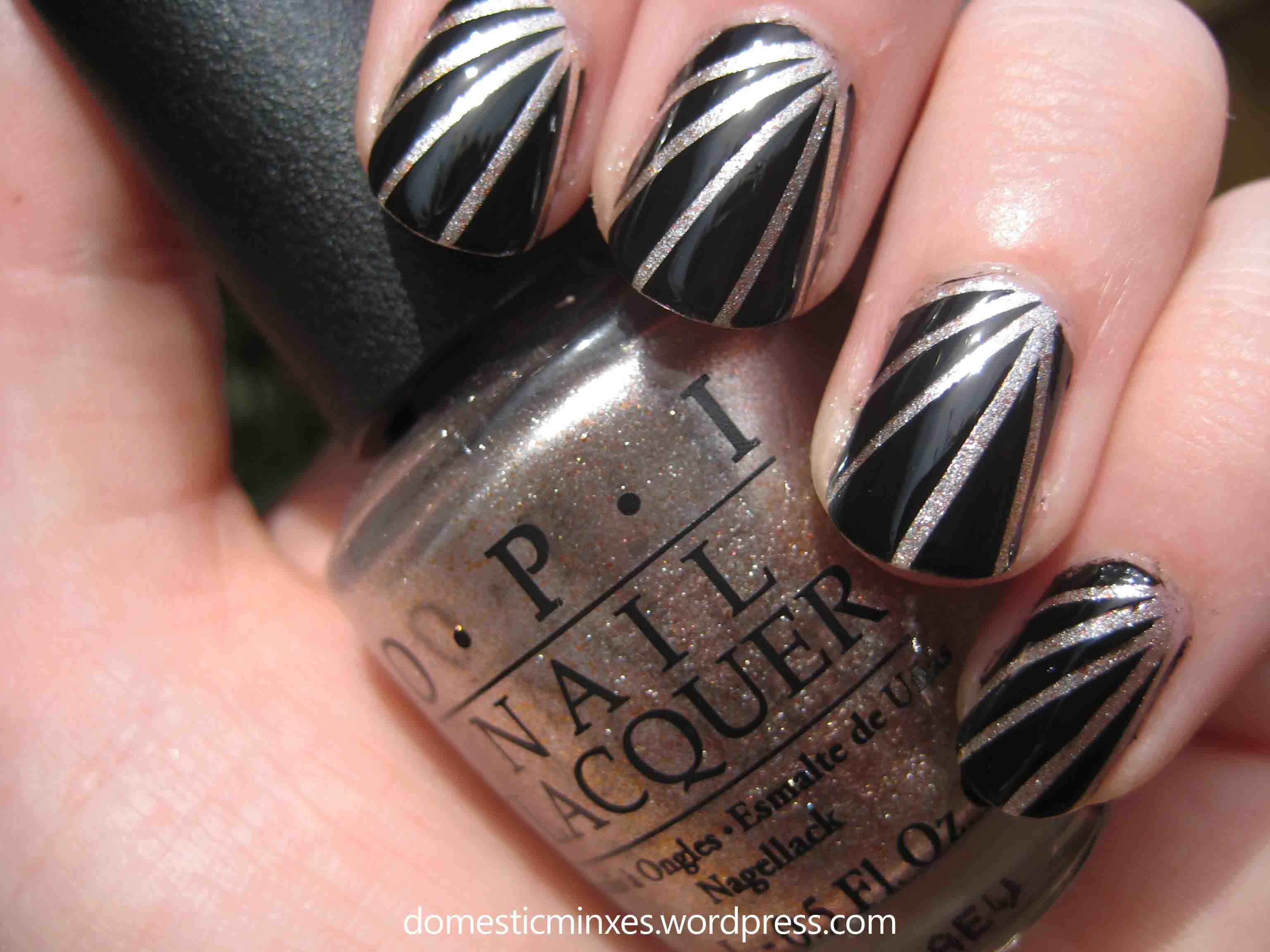 6pcs Chevron Nail Vinyls Nail Striping Tape Colorful Nail Art Tape