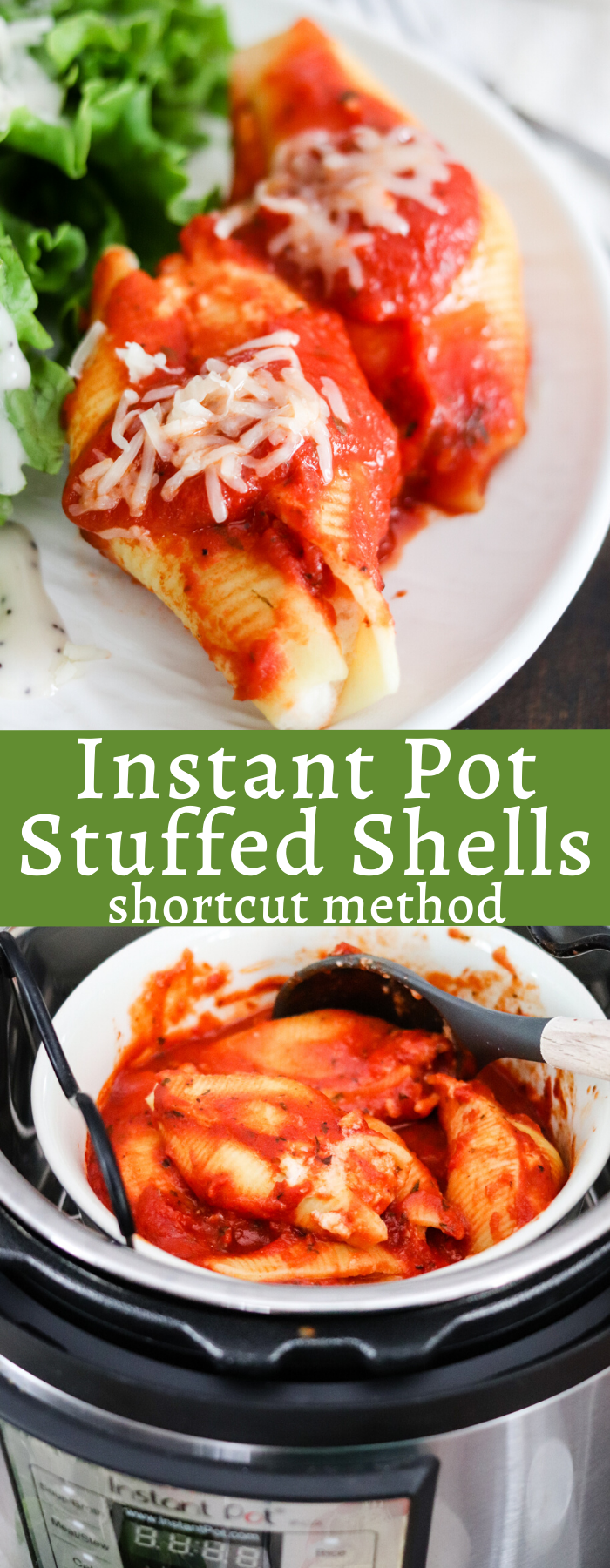 Instant Pot Stuffed Shells (shortcut recipe) • Domestic Superhero