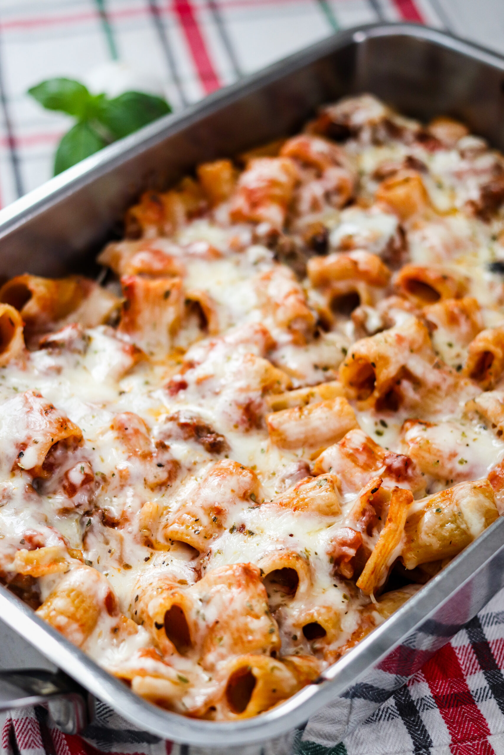 Baked Mostaccioli (Easy Classic Recipe) • Domestic Superhero
