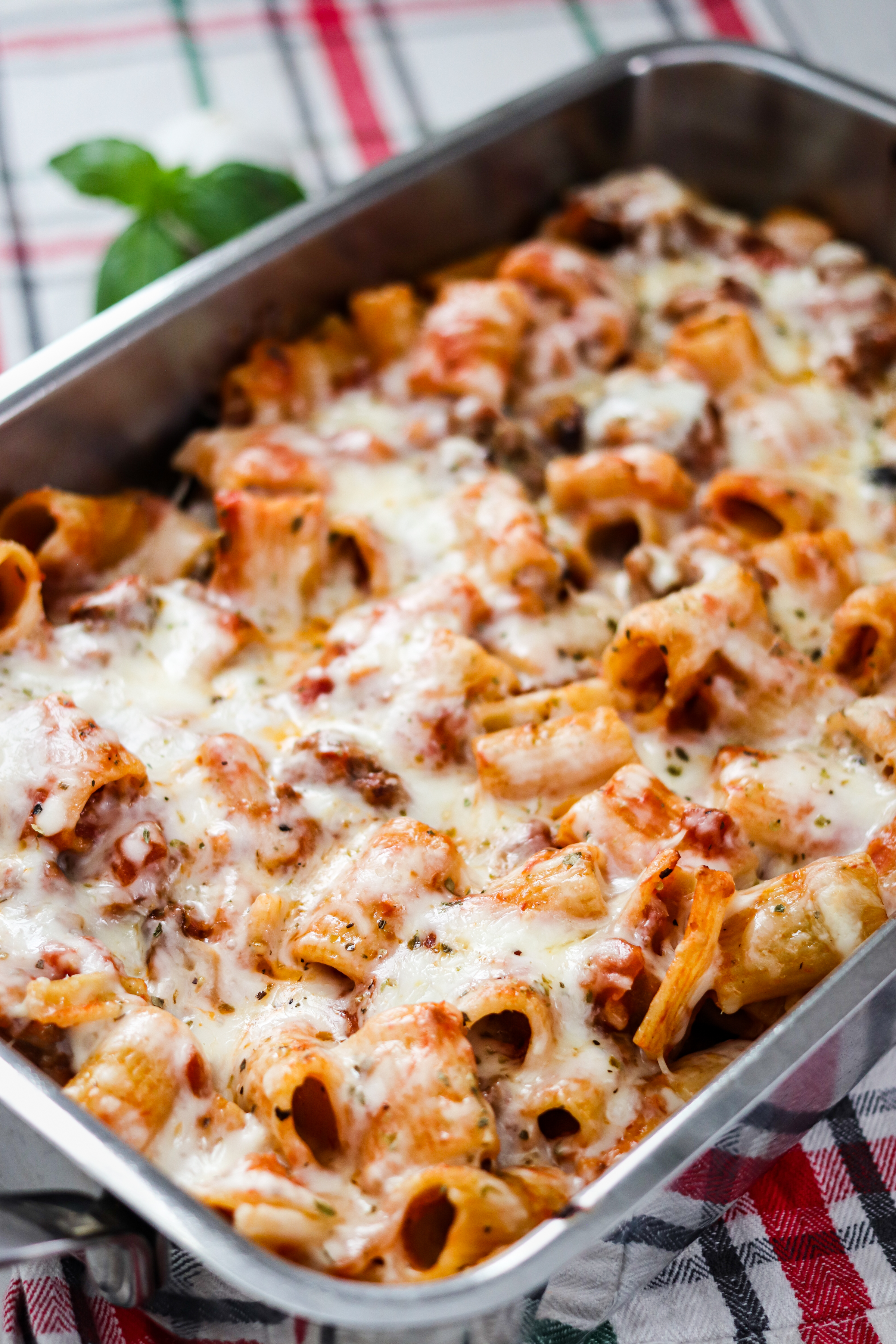 Baked Mostaccioli (Easy Classic Recipe) • Domestic Superhero