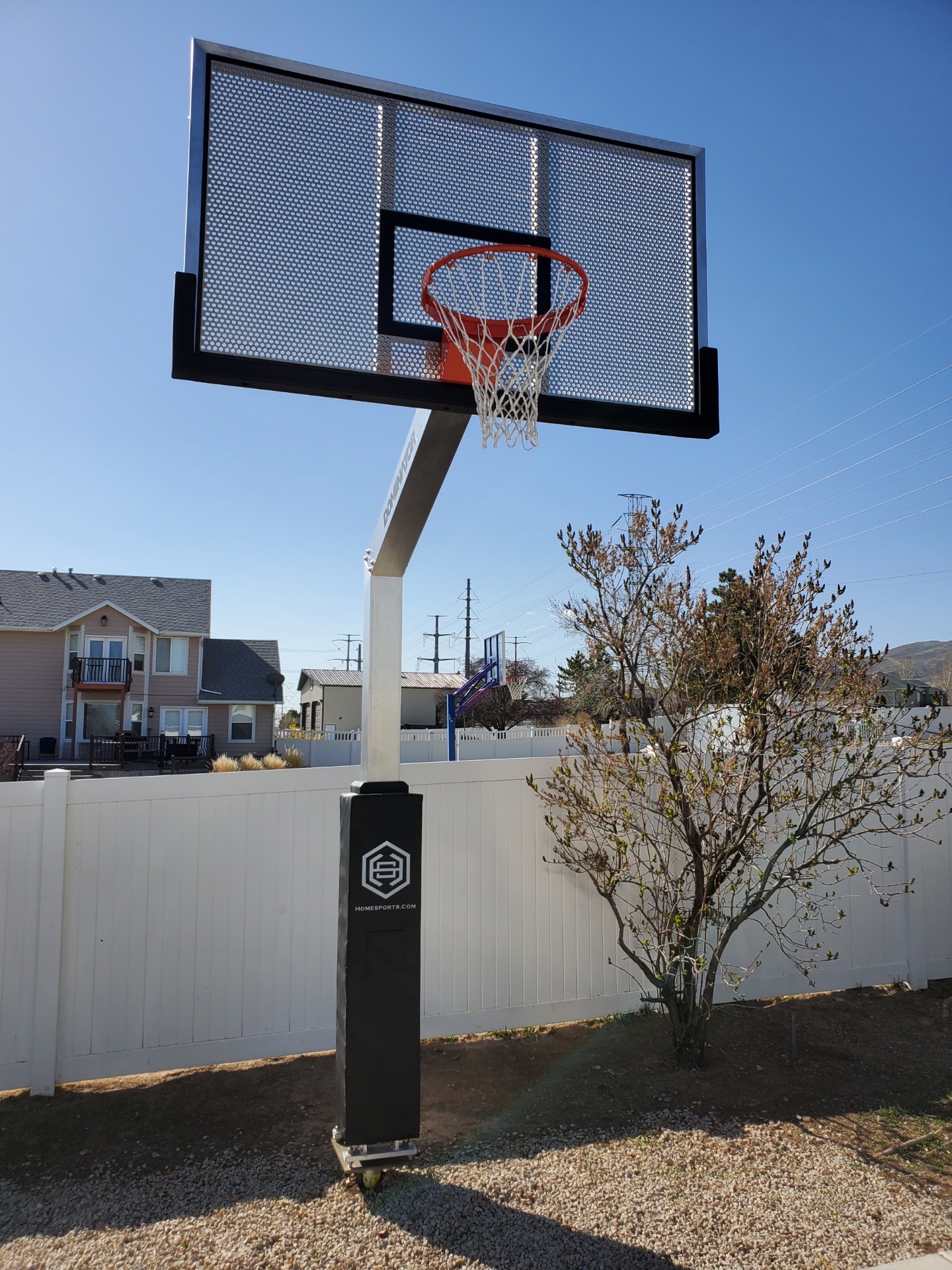 Dominator 72 Pro Adjustable Basketball Hoop with ShatterProof