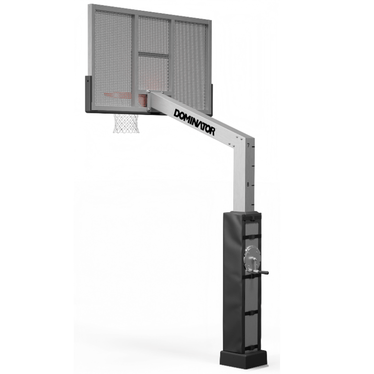 Pro 72" Basketball Hoop Aluminum Backboard Dominator