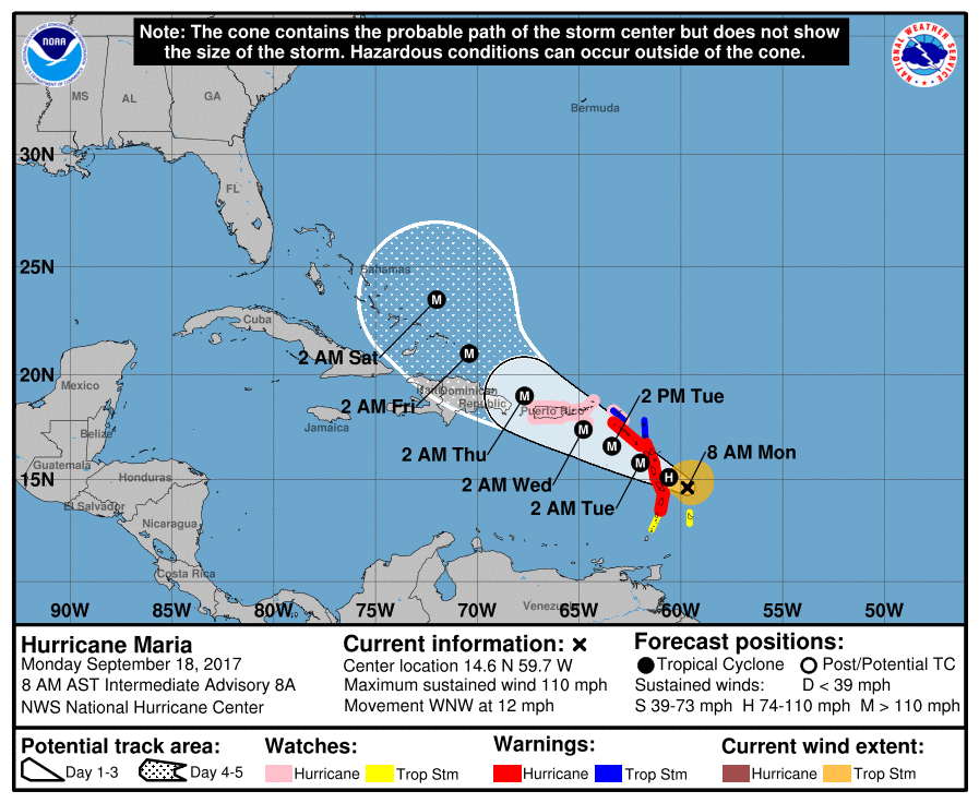 Dominican Republic bracing for Hurricane Maria