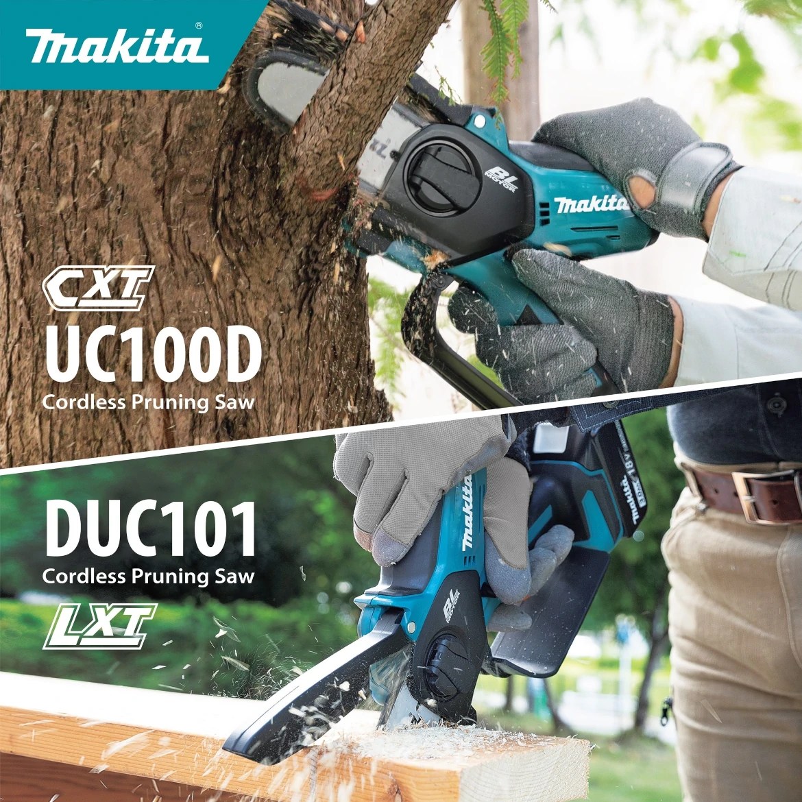 Przecinarki Makita UC100D oraz DUC101