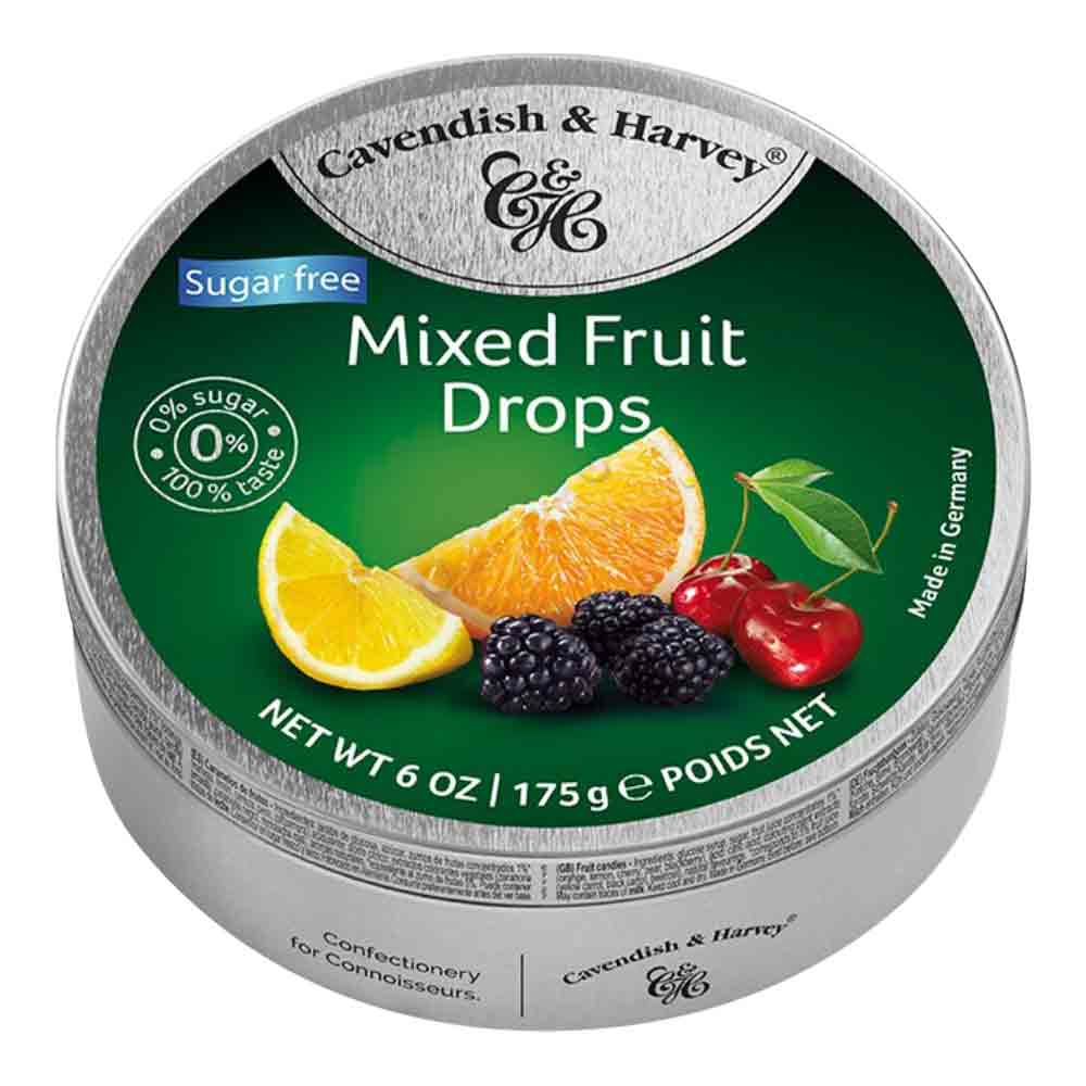 C&H SUGAR FREE MIXED FRUIT DROP 175G