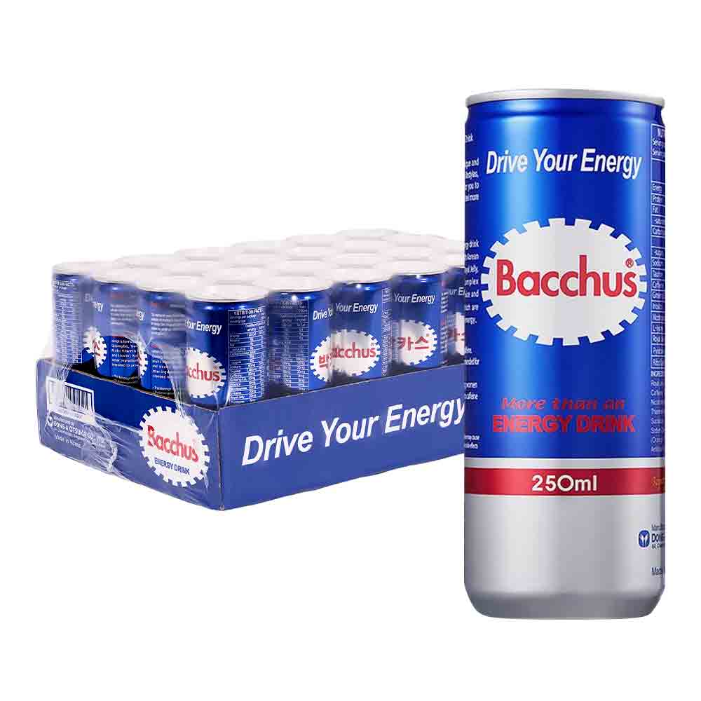 Bacchus Energy Drink 24 x 250ml