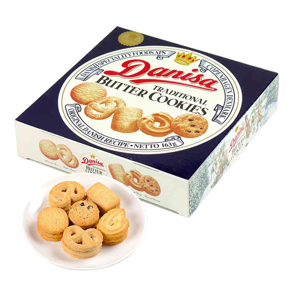 DANISA TRADITIONAL BUTTER COOKIES 1BOX 162G