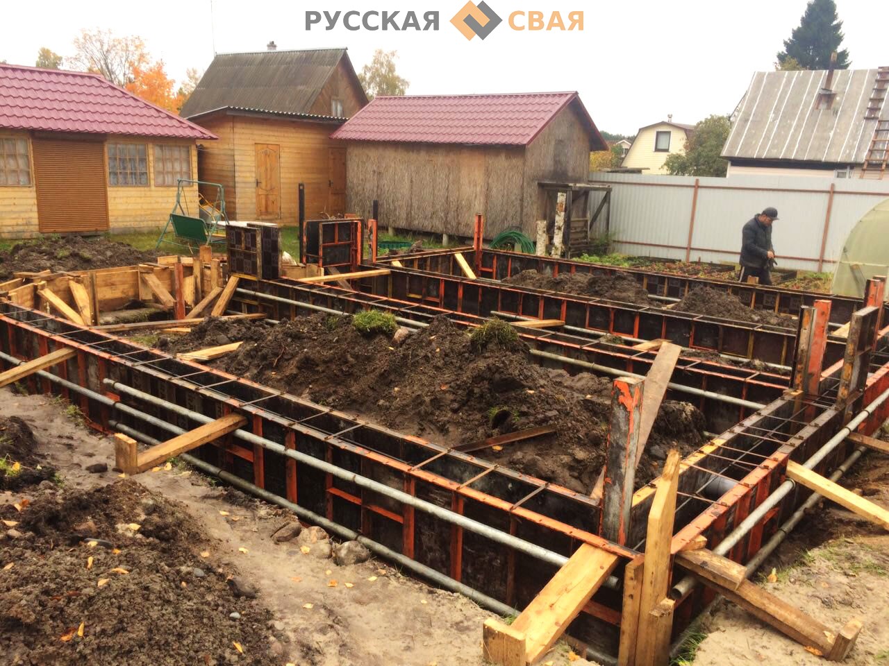 Устройство опалубки