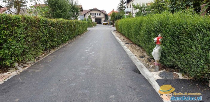 Aškerčeva ulica v Domžalah.
