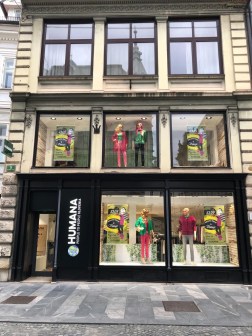 Humana Second trgovina na Stritarjevi ulici 5 v Ljubljani.