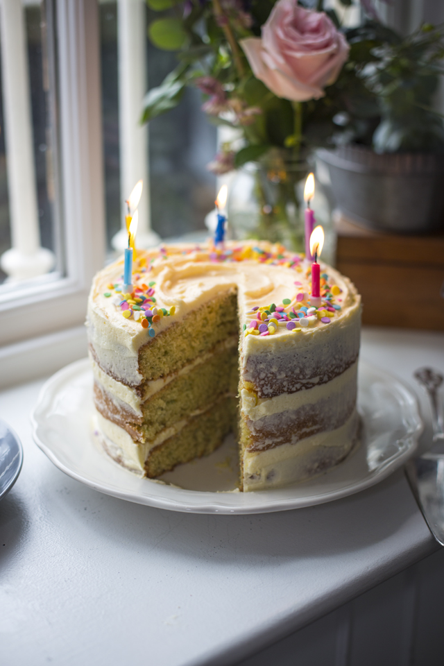 Ultimate Sprinkles Birthday Cake Donal Skehan EAT LIVE GO