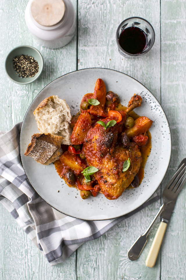 Oven Baked Chicken Cacciatore Donal Skehan EAT LIVE GO