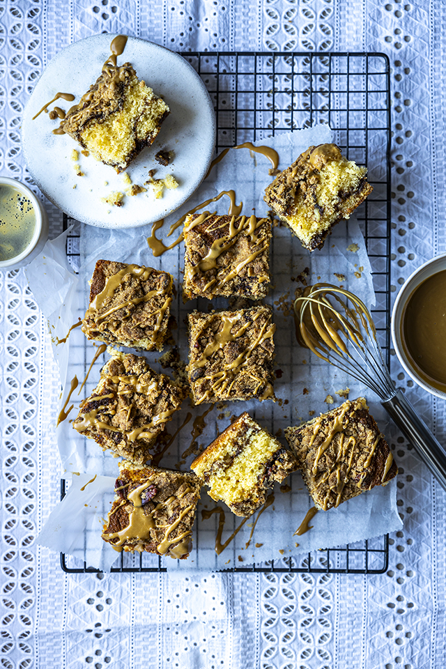 Cinnamon & Coffee Crumble Cake Donal Skehan EAT LIVE GO