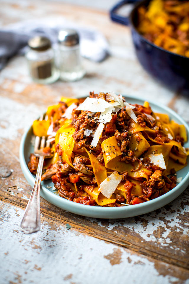 Slow Braised Duck Ragu Donal Skehan EAT LIVE GO