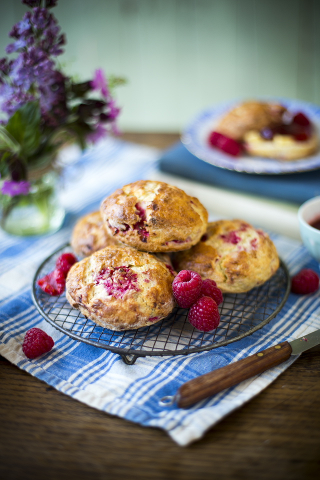 Raspberry Scones Donal Skehan EAT LIVE GO