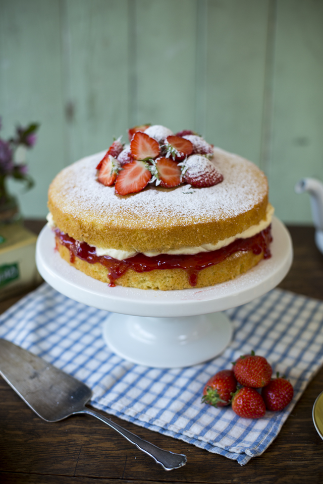 Classic Victoria Sandwich Donal Skehan EAT LIVE GO