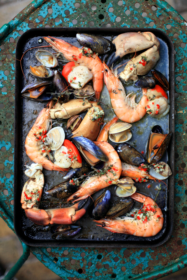 Oven Baked Shellfish Tray Donal Skehan EAT LIVE GO