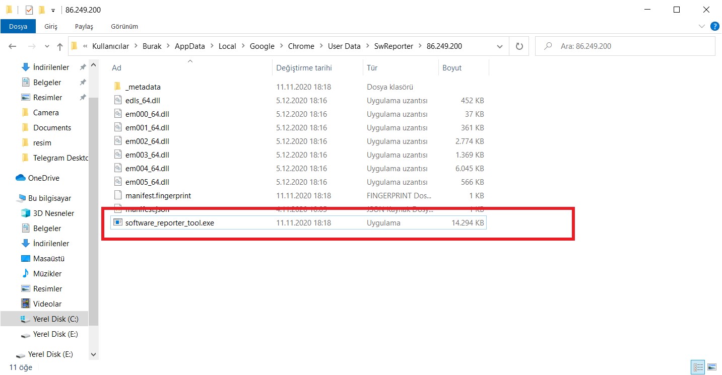 Software Reporter Tool