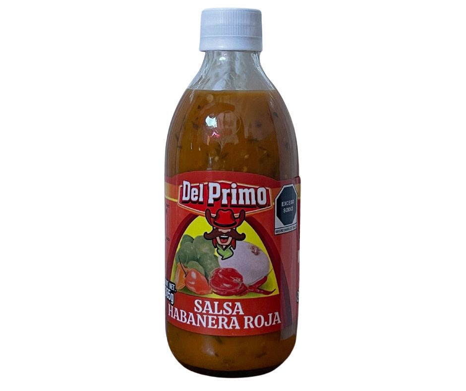Rote Habanero Sauce 300gr El primo Doña Pelos