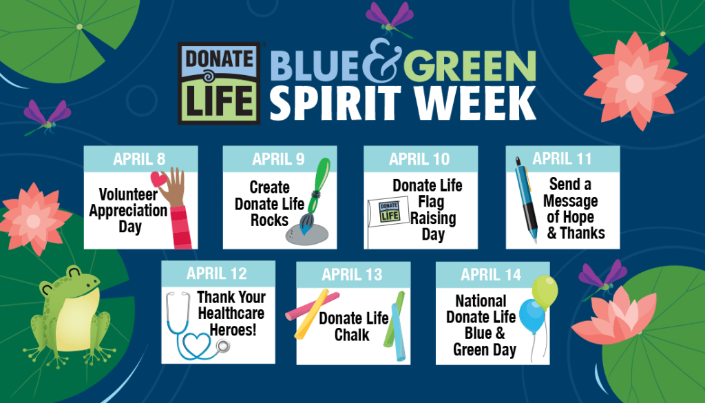 National Donate Life Blue & Green Day Donate Life America