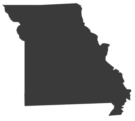 Detailed Road Map of Missouri