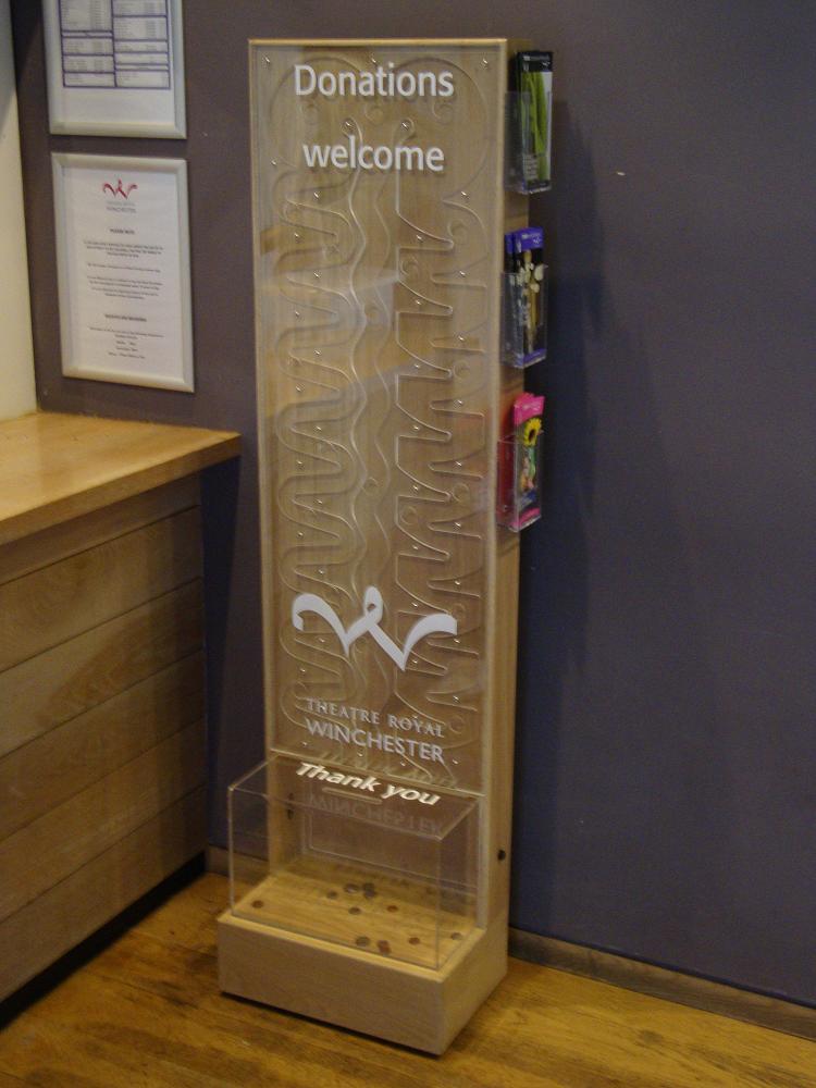 Coin Cascade Donation Boxes