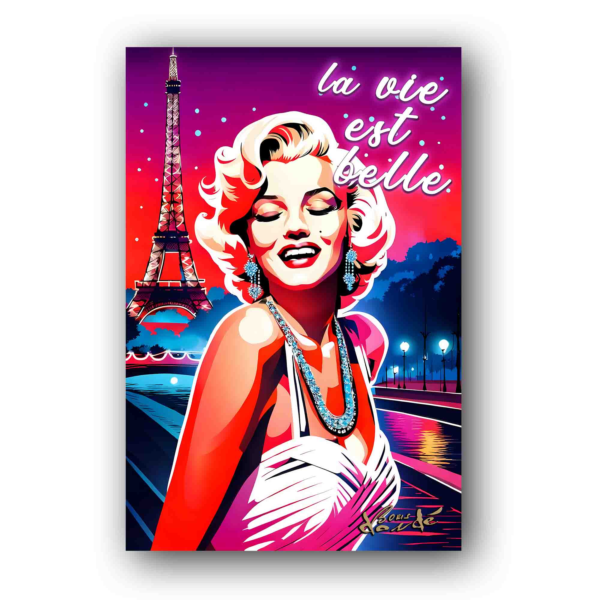 Marilyn Monroe in Paris Dondè Art Gallery