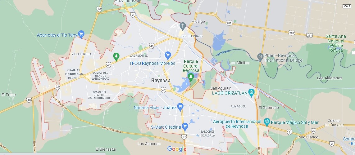 ¿Dónde está Reynosa? Mapa Reynosa ¿Dónde está la ciudad?