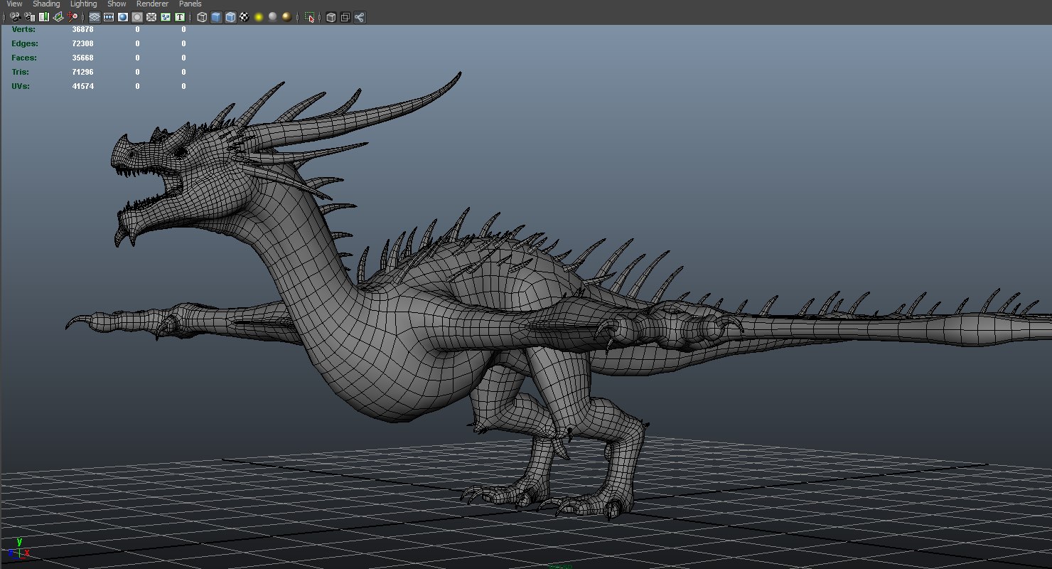 Flying Dragon 3D model Download for Free