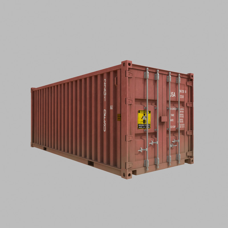 Shipping Container 3D model Download Free 3D models