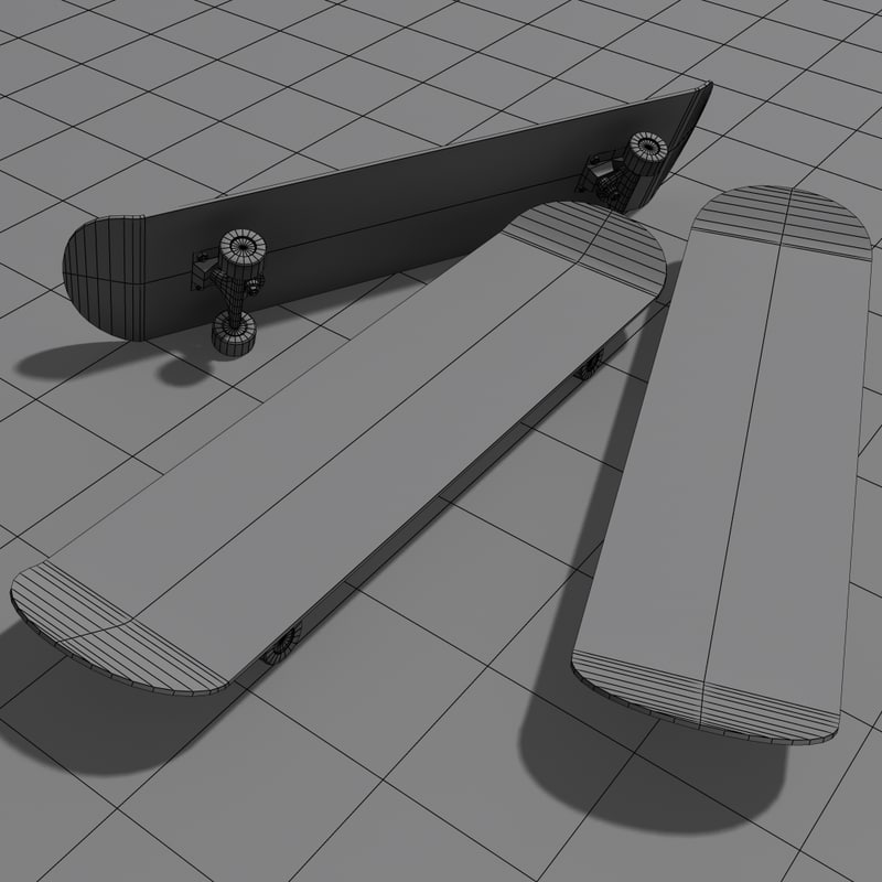 Skateboard 3D model Download Free 3D models