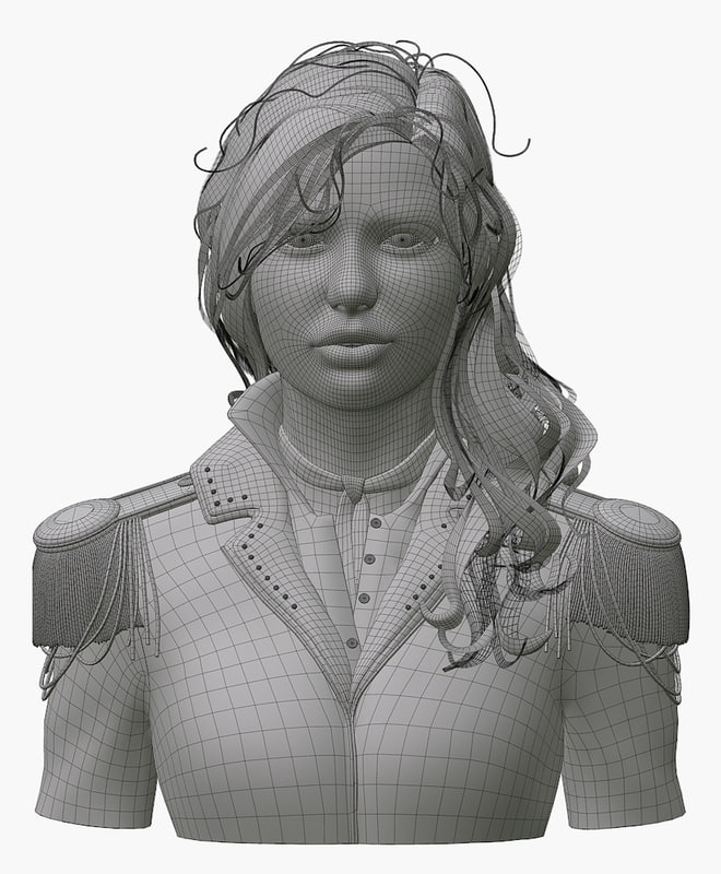 Woman Bust 3D model Download for Free