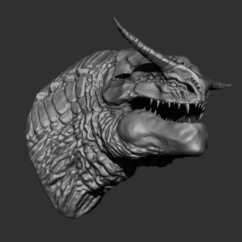 Dragon Head 3d Model Download For Free
