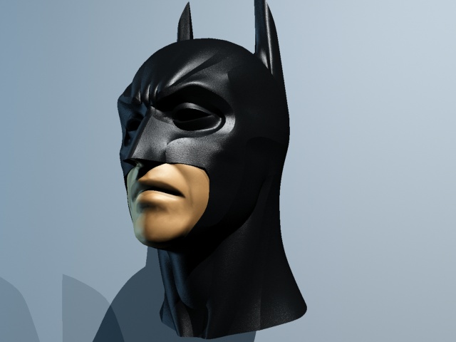 Batman head 3D model Download for Free