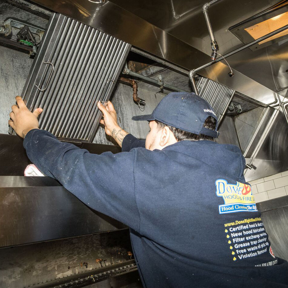 Commercial Kitchen Hood Cleaning NYC 0111a3 Done Right Kitchen Hood