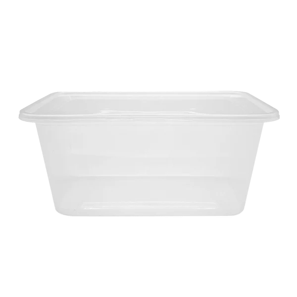 RECTANGULAR CONTAINER WITH TRANSPARENT LID donewellplastics