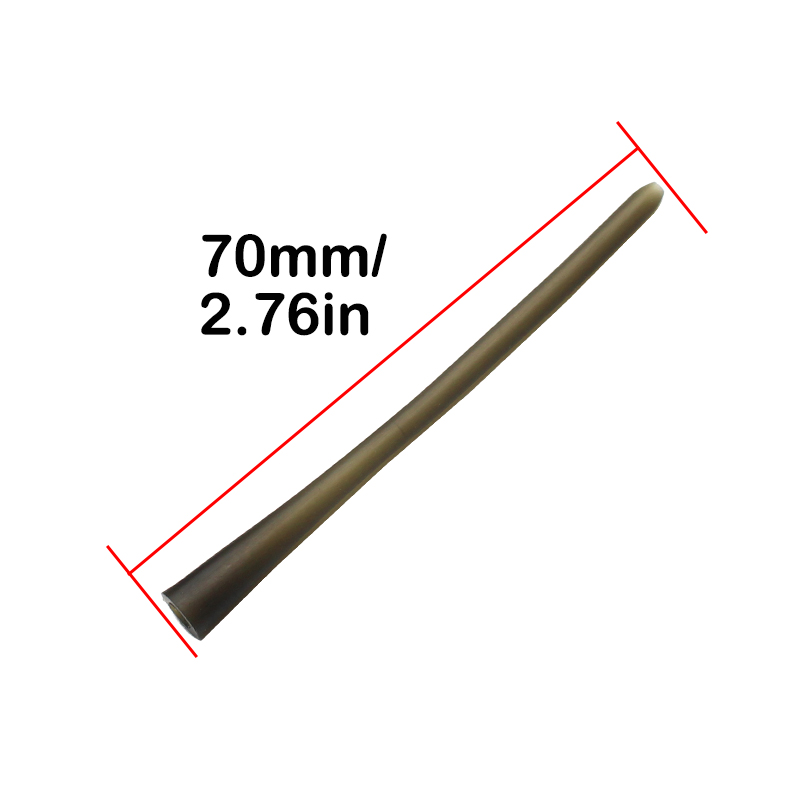 Solid Bag Tail Rubber 70mm Long Stem carp tackle for PVA Bags Suitable for used with leadcore