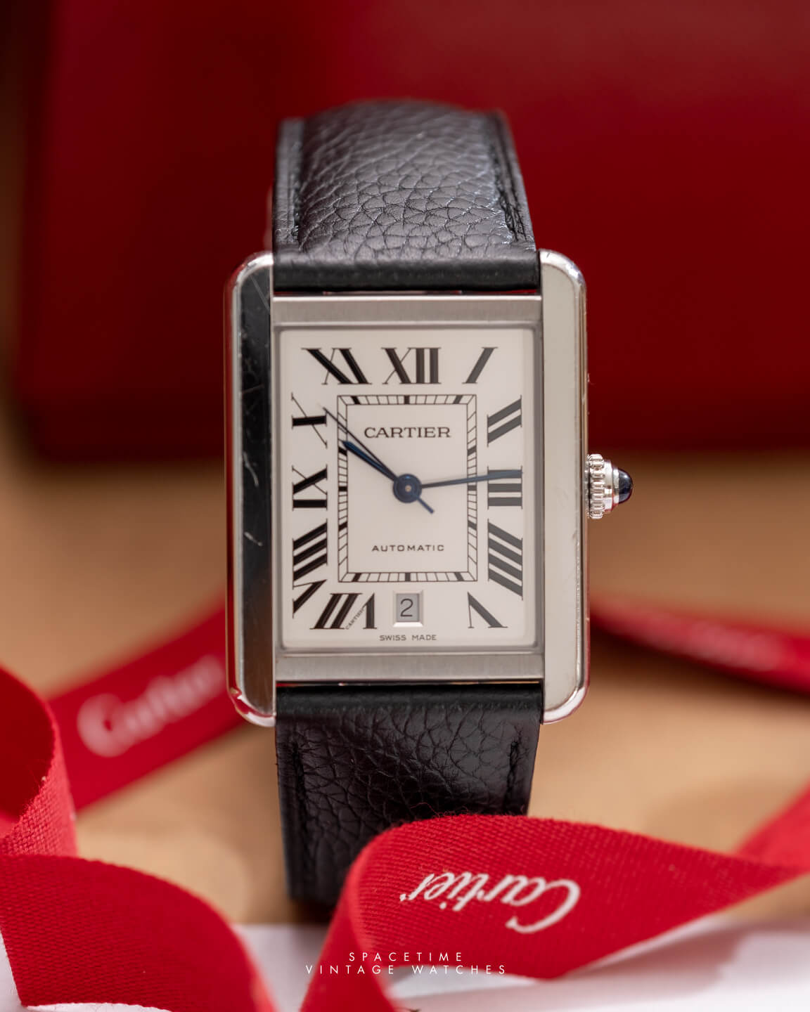 CARTIER TANK SOLO EXTRA LARGE AUTOMATIC ref 3800 Spacetime
