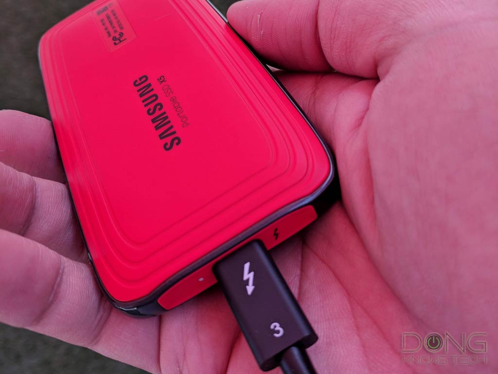 Samsung X5 Portable SSD Review Dong Knows Tech