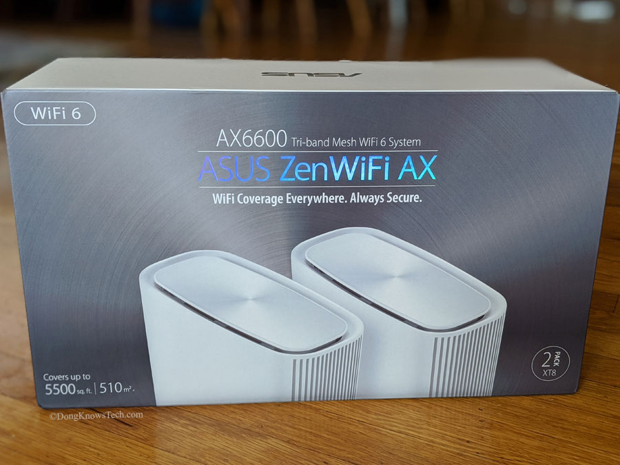 Asus ZenWiFi AX (XT8) WiFi 6 Mesh System Review Dong Knows Tech