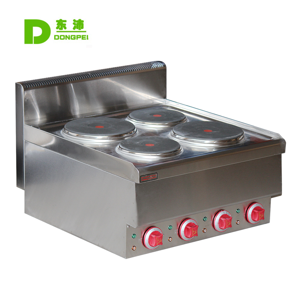 Wholesale 380V Counter Top 4 Burner Hot Plate Cooker Range Commercial Electric StoveJUSTZ4