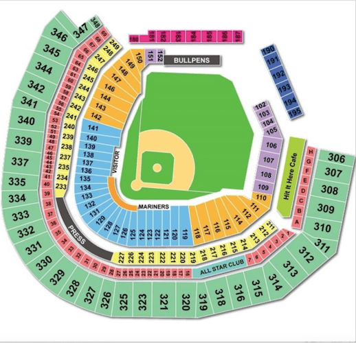 Safeco Field Seating Chart | Cabinets Matttroy