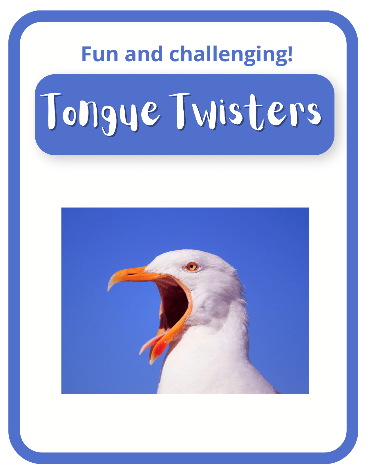 Tongue Twister Songs Donna Rhodenizer Red Castle Publishing