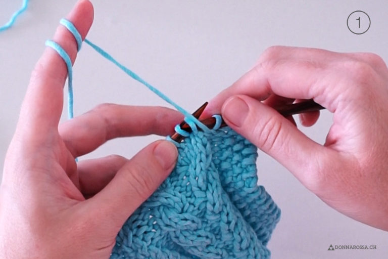 How to knit cables without a cable needle DONNAROSSA