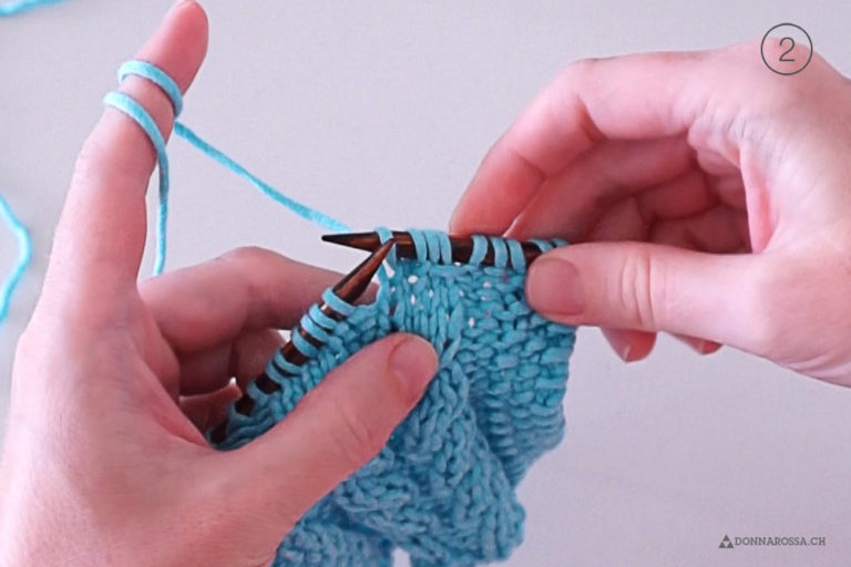 How to knit cables without a cable needle DONNAROSSA