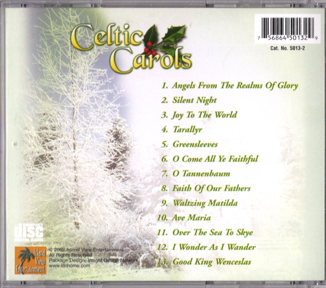 CELTIC CAROLS 2002 CD 50132, Tarallyr, Greensleeves