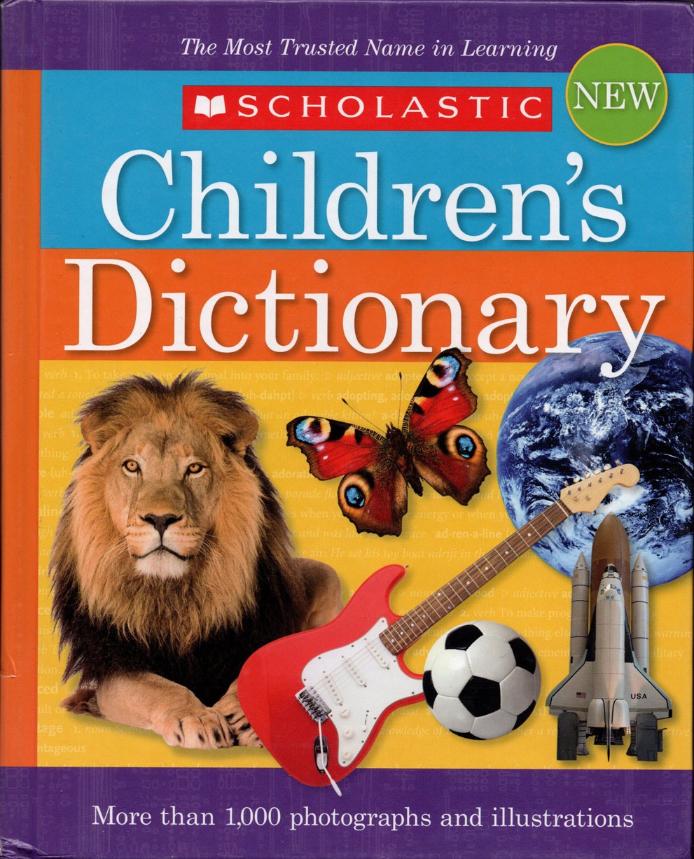 CHILDREN'S DICTIONARY 1,000 Illustrations Scholastic HC