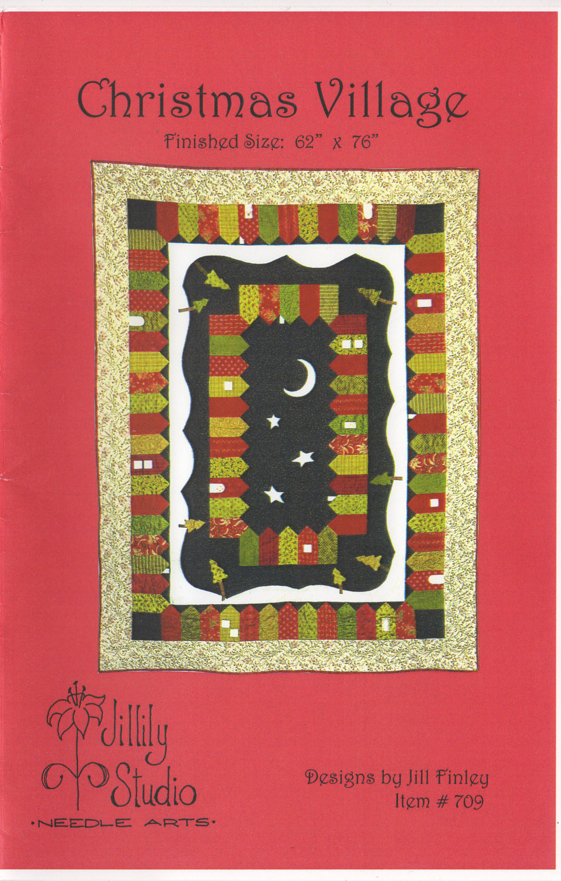 CHRISTMAS VILLAGE 709 Quilt from Jillily Studio Needle Arts