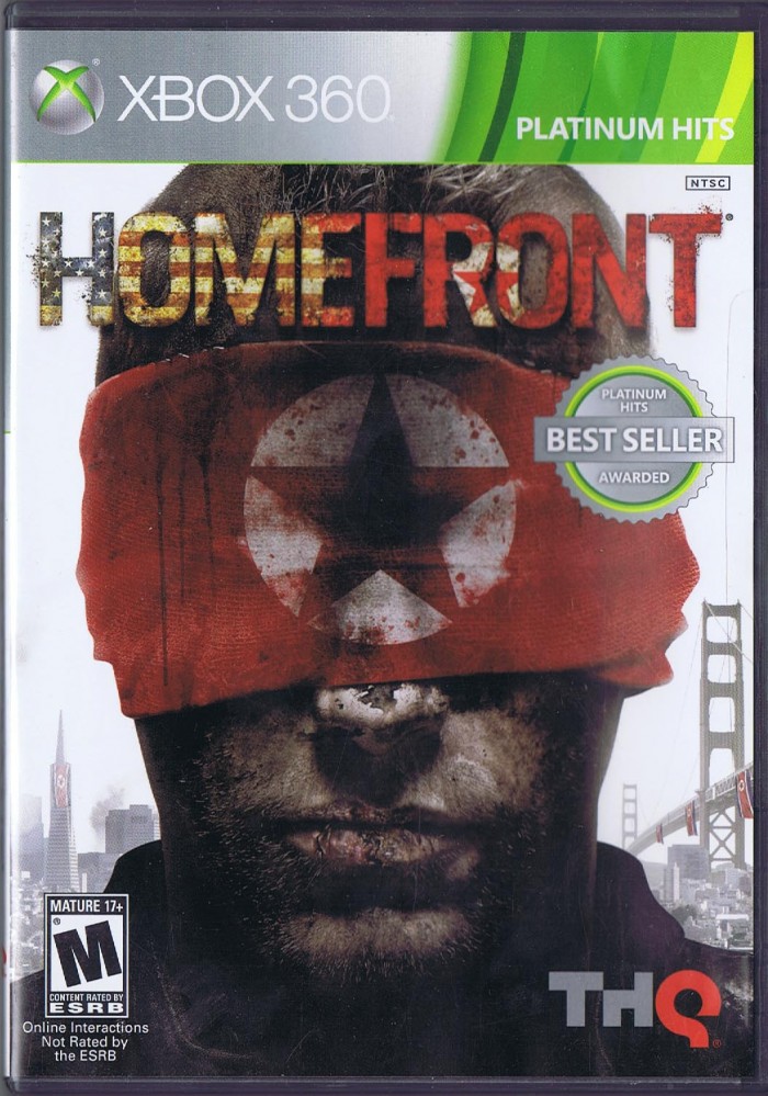 HOMEFRONT XBox 360 Game Case & Manual No Disc